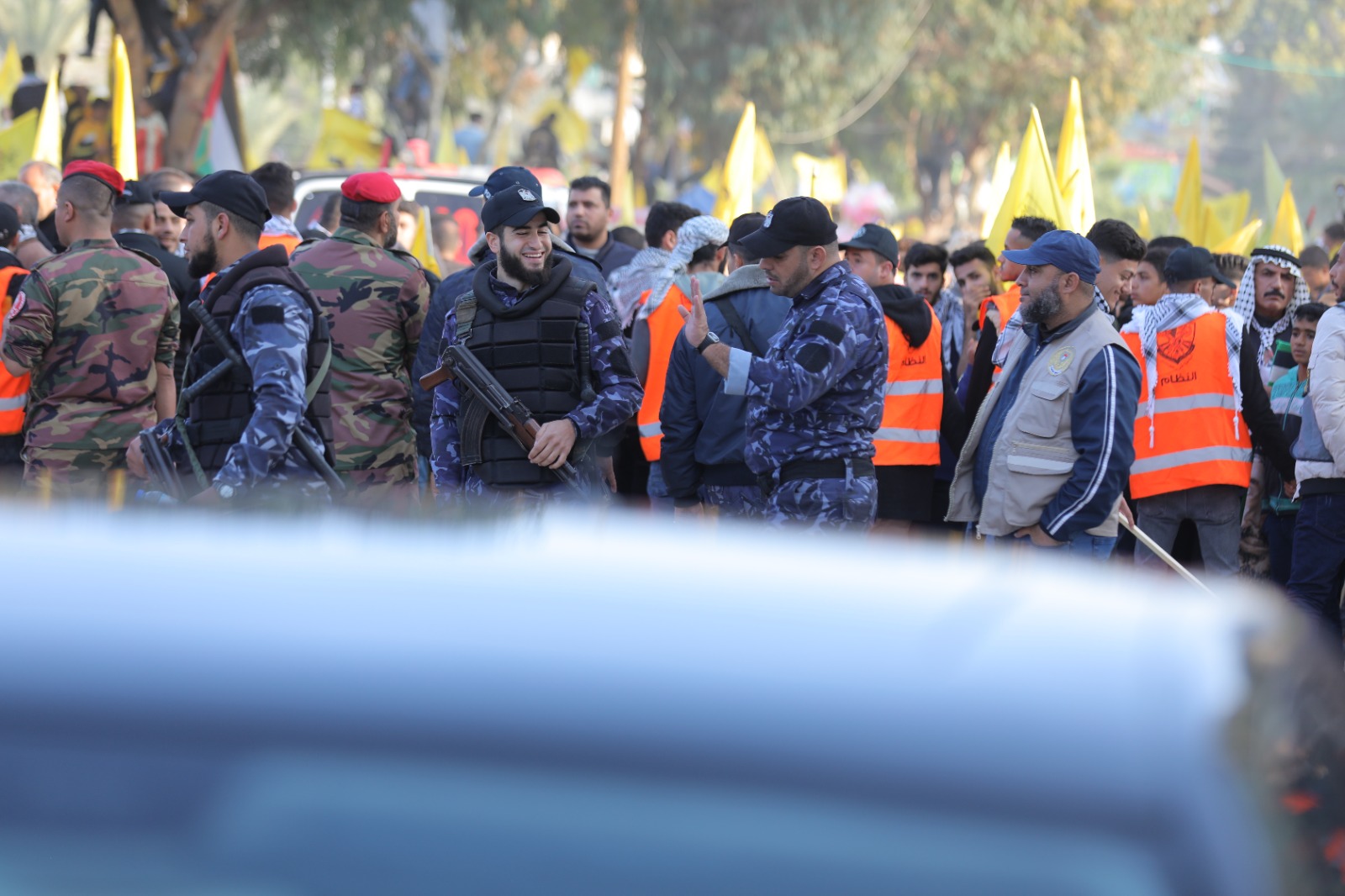 "أجهزة الداخلية" تؤمن مهرجان انطلاقة "فتح" بغزة