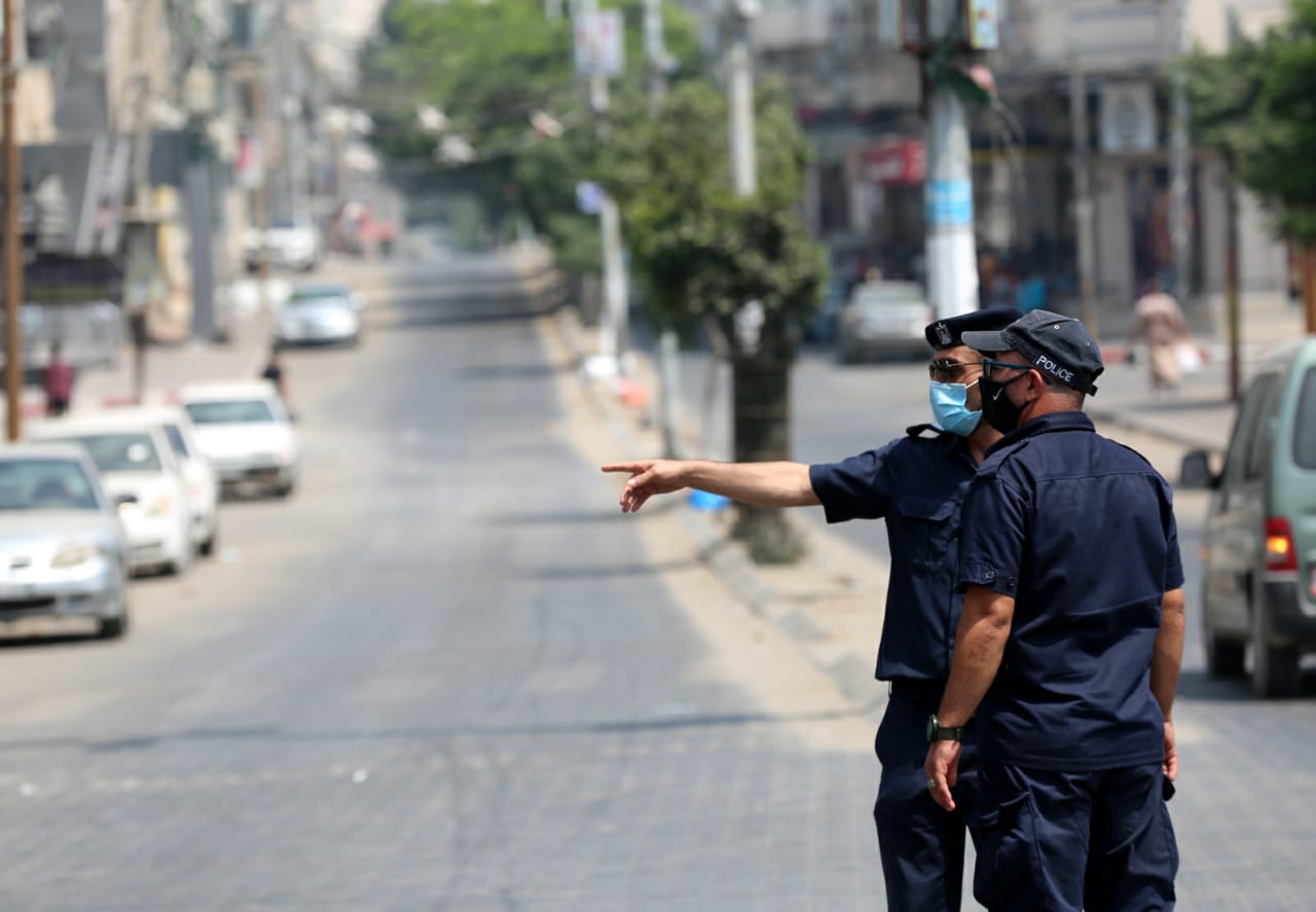 سريان حظر التجول بغزة لليوم الحادي عشر لمواجهة "كورونا"