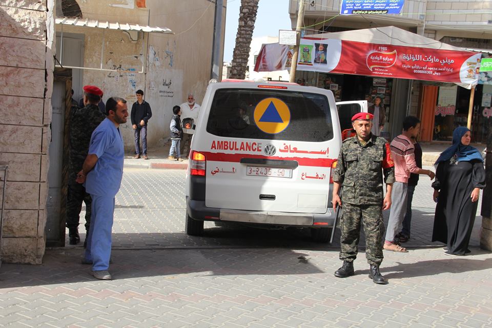 عمل الأجهزة الأمنية في الجمعة الثانية من فعاليات "مسيرات العودة"