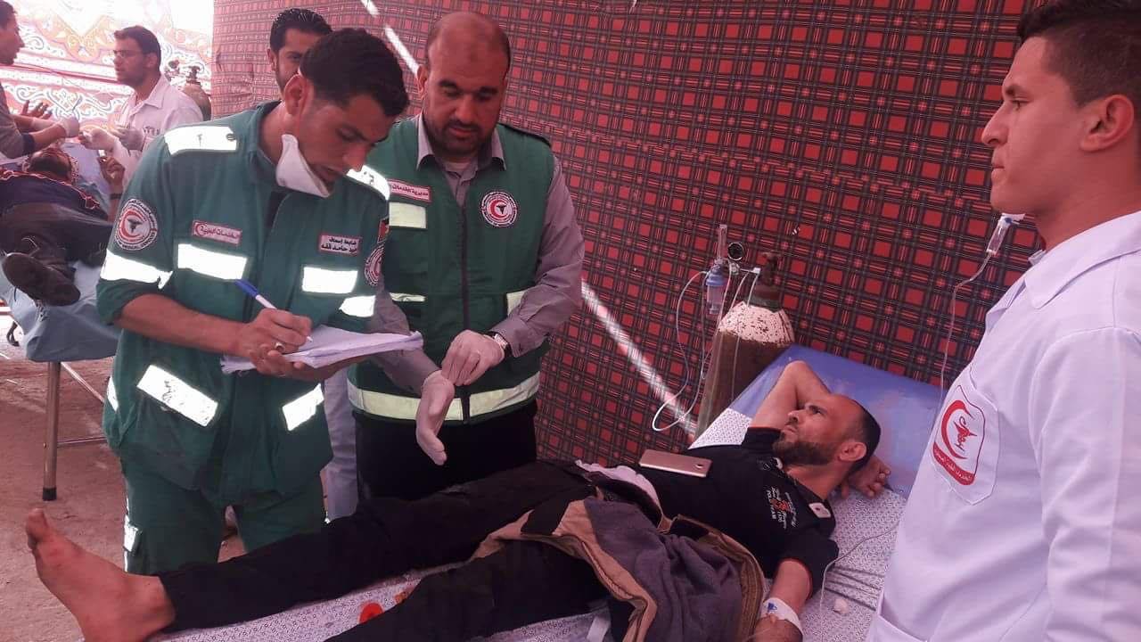 عمل الأجهزة الأمنية في الجمعة الثانية من فعاليات "مسيرات العودة"