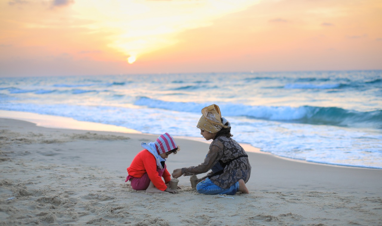 أجواء قضاء المواطنين في غزة الإجازة الأسبوعية مساء الجمعة 28 أكتوبر 2022