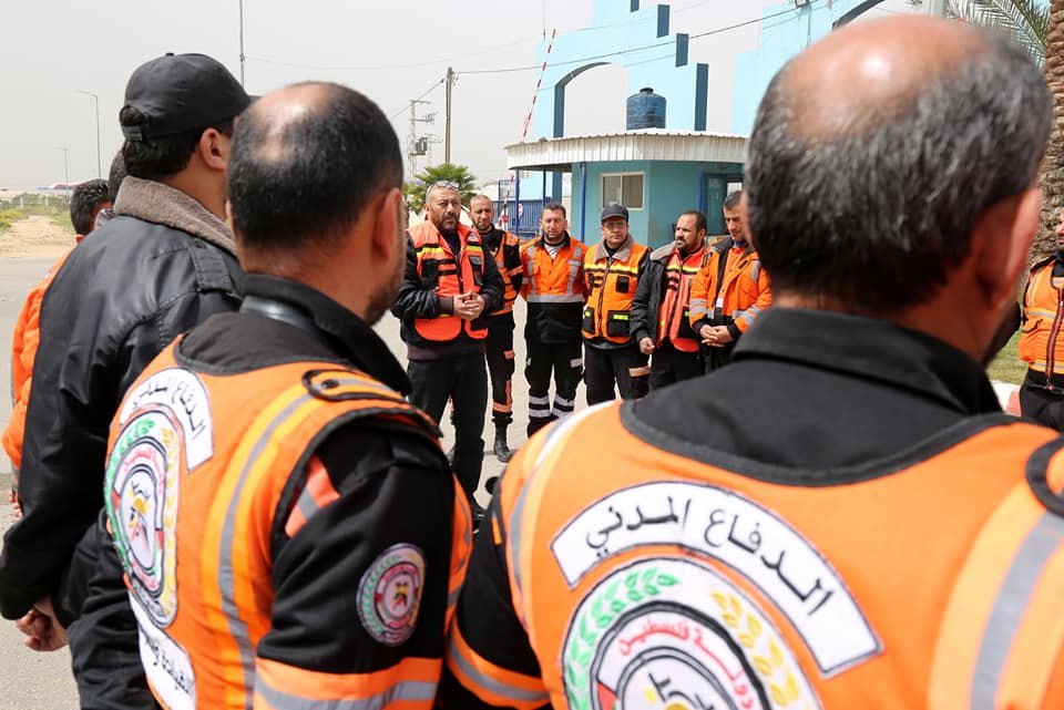 أجهزة الداخلية تُساند جماهير شعبنا المشاركة في مليونية الأرض والعودة