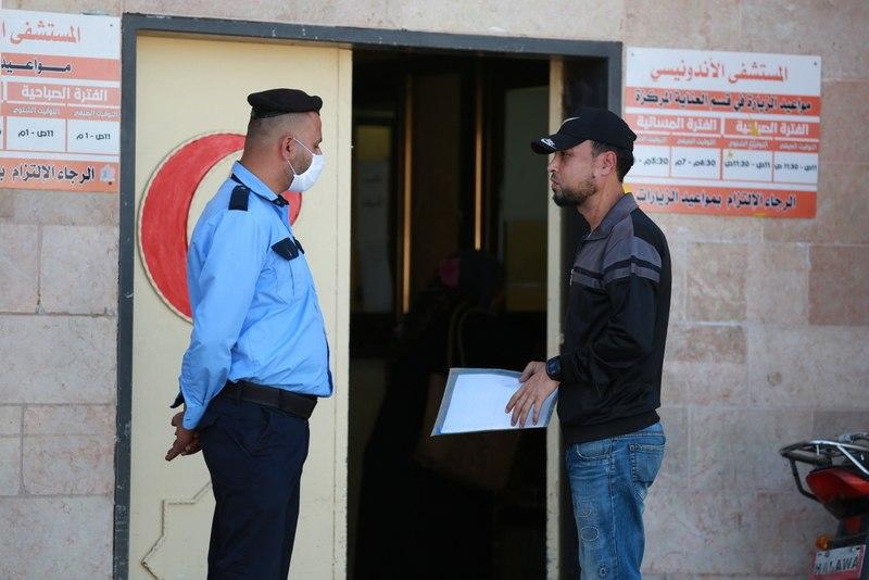 تأمين أجهزة وزارة الداخلية لمراكز الحجر الصحي الاحترازي في غزة