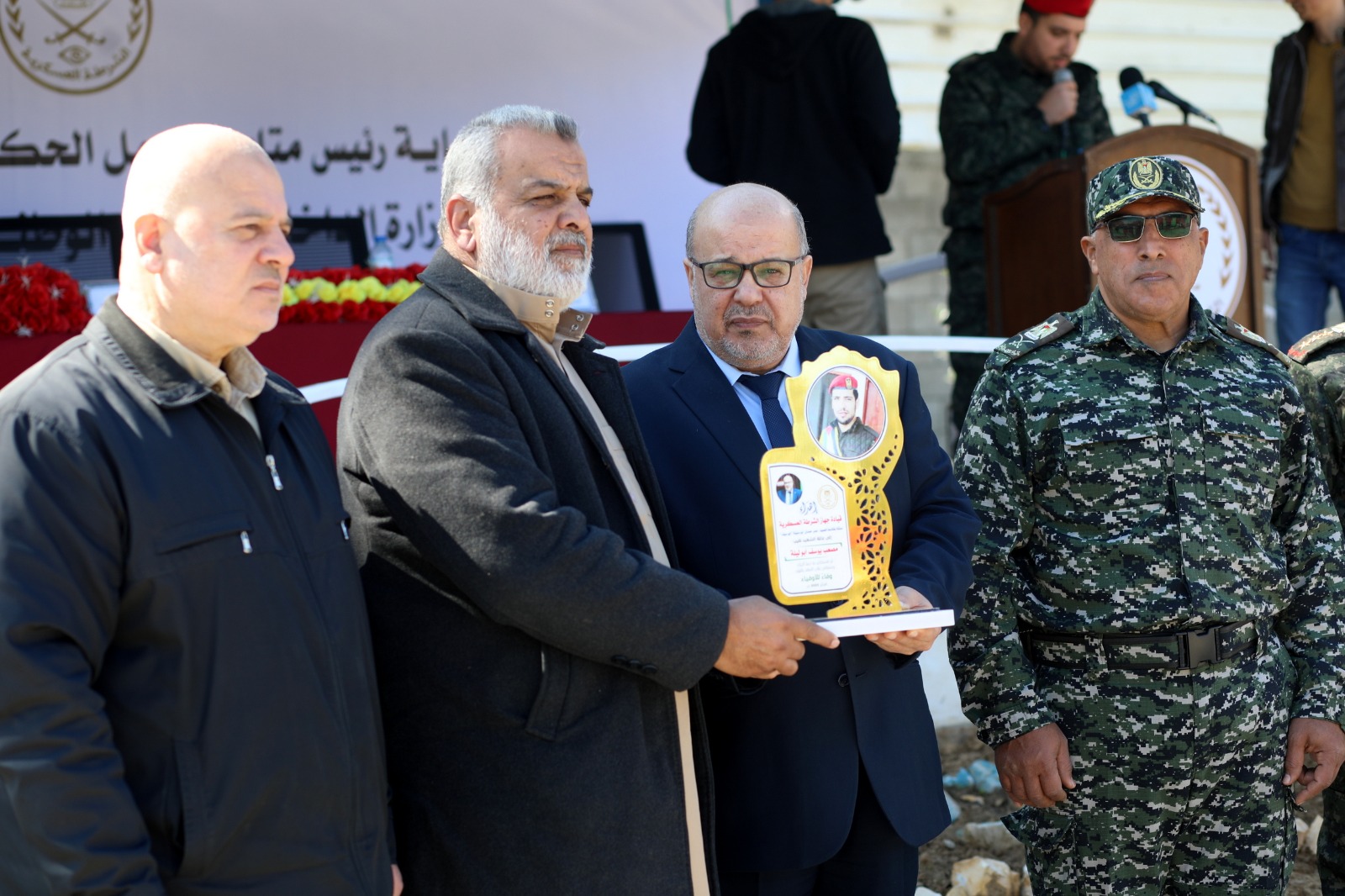 الشرطة العسكرية تنظم طابور أركان مركزي لمنتسبيها