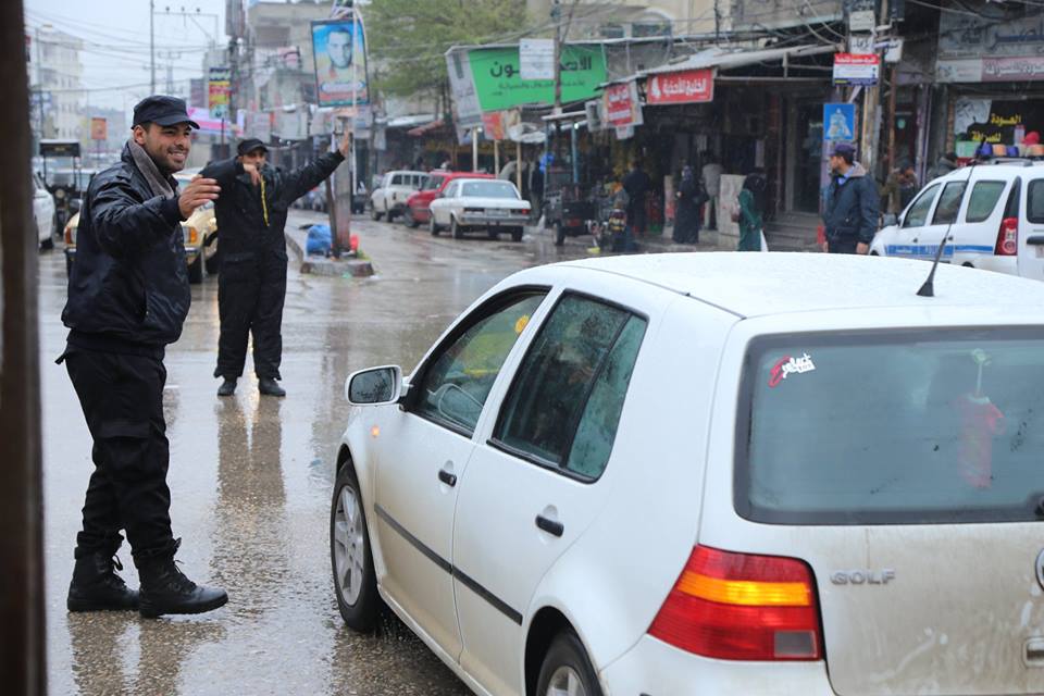 عمل أجهزة الداخلية المختصة خلال المنخفض 