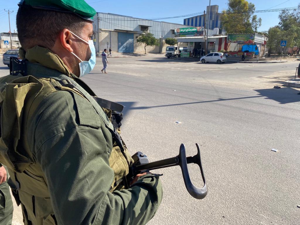 انتشار الأجهزة الأمنية والشرطية ضمن المناورة المشتركة للفصائل