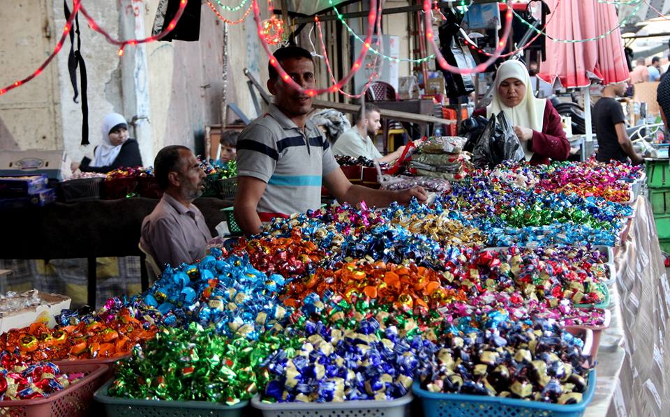  أجواء استقبال المواطنين في غزةلعيد الأضحى المبارك