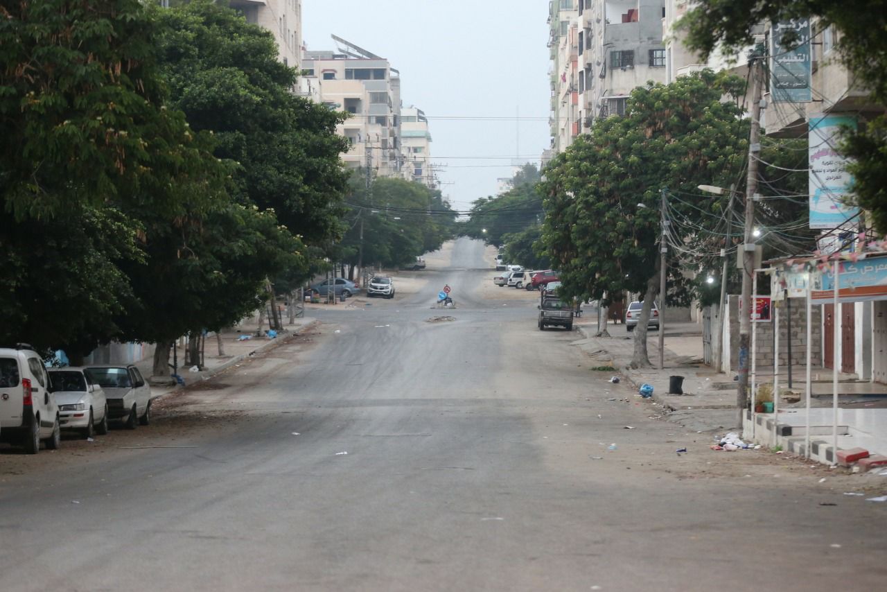 اليوم السابع لاستمرار حظر التجول في غزة لمواجهة تفشي "كورونا"