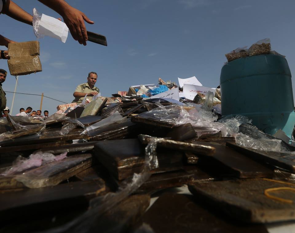 المؤتمر السنوي لإتلاف المخدرات الذي عقدته وزارة الداخلية 