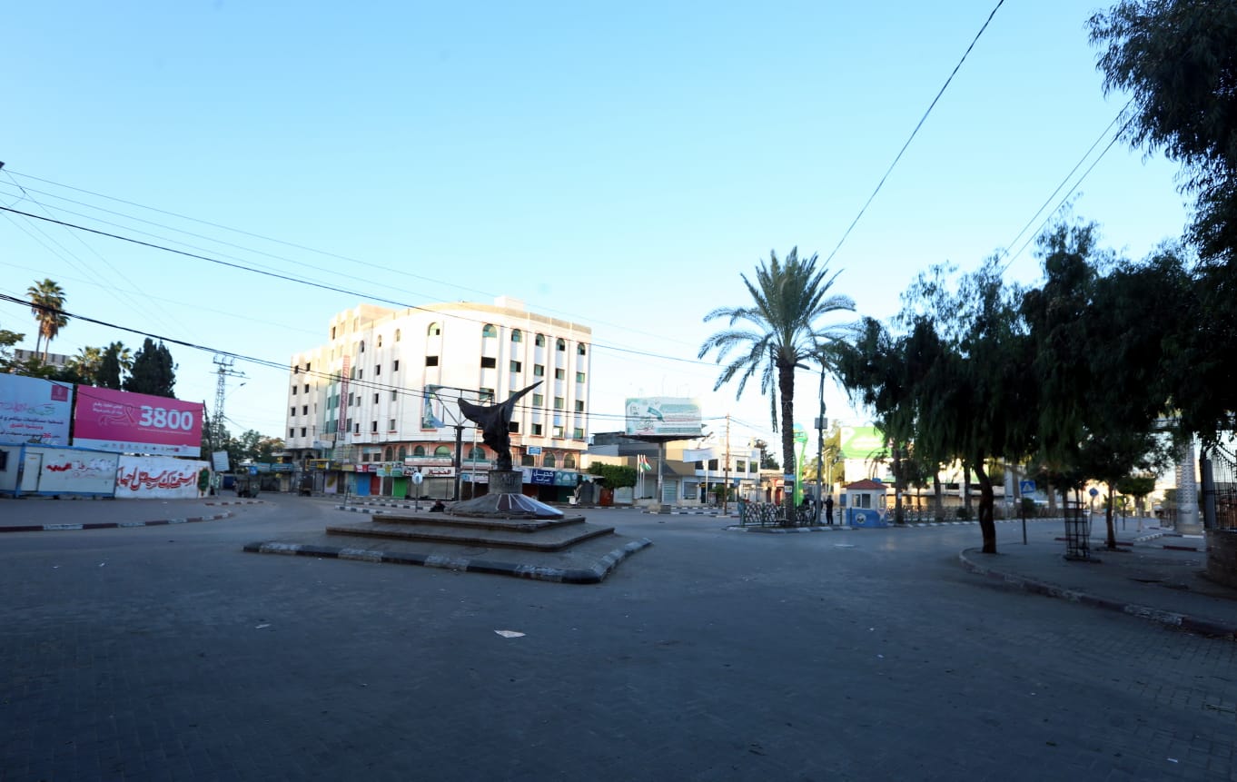 سريان الإغلاق الشامل وحظر التجوال في قطاع غزة  