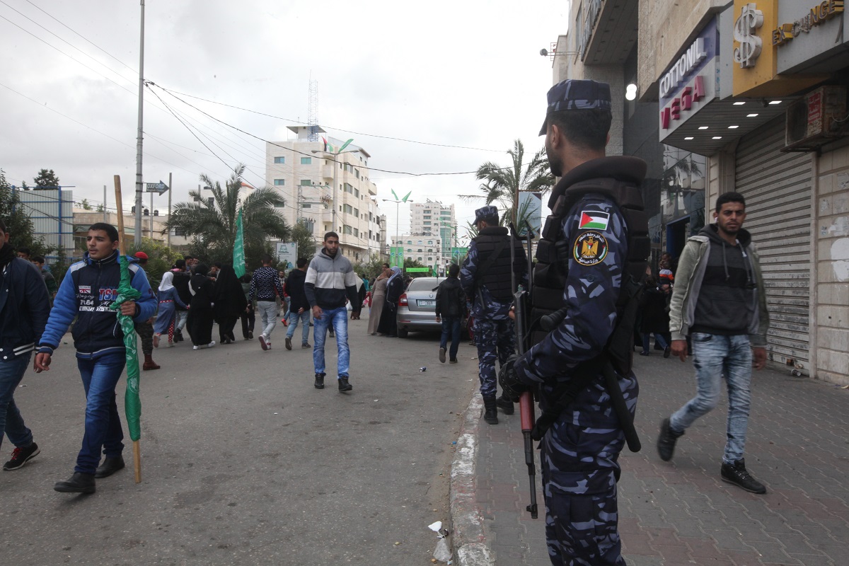 الداخلية تؤمن مهرجان انطلاقة حركة حماس