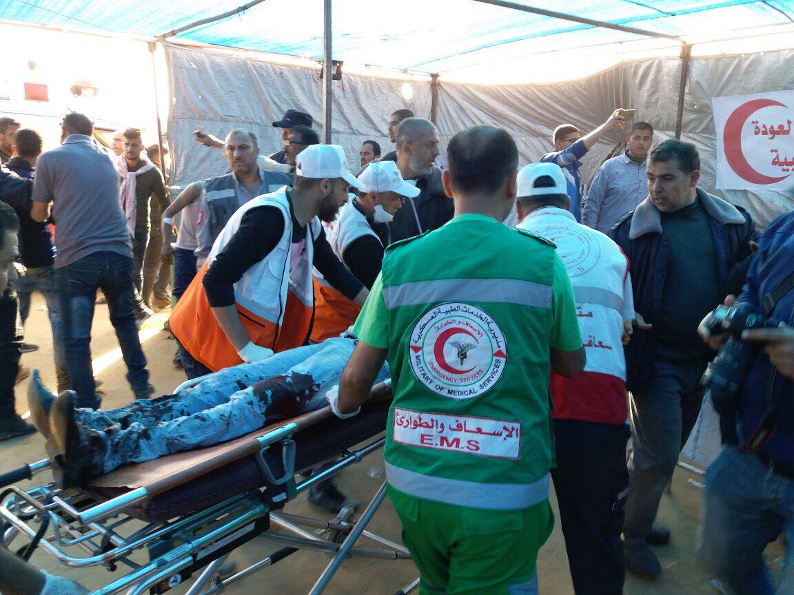 عمل الأجهزة الأمنية في الجمعة الثانية من فعاليات "مسيرات العودة"