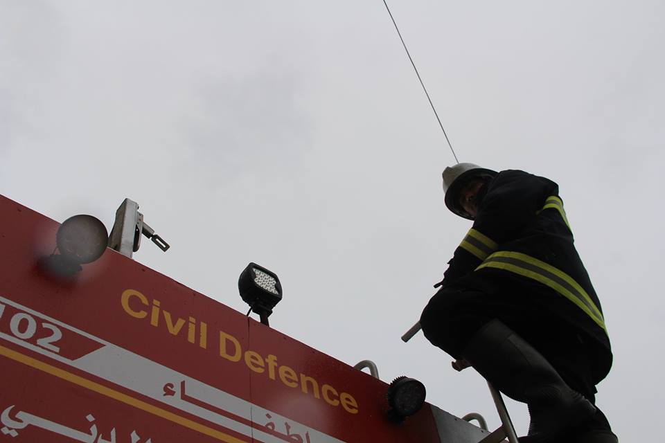 عمل أجهزة الداخلية المختصة خلال المنخفض 