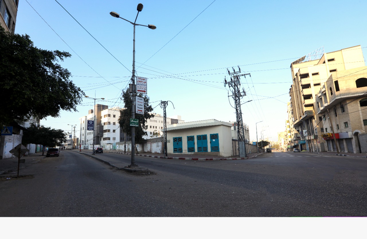  استمرار الإغلاق الكلي بغزة "الجمعة والسبت" للأسبوع الخامس