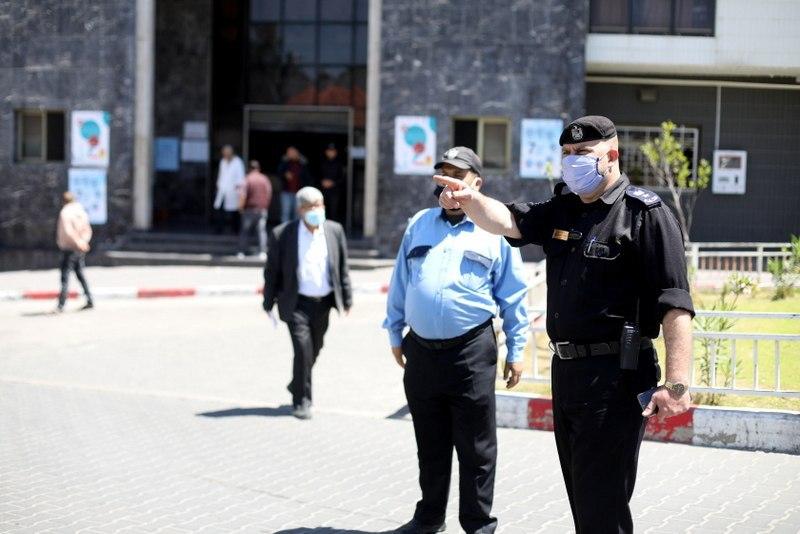 تأمين أجهزة وزارة الداخلية لمراكز الحجر الصحي الاحترازي في غزة