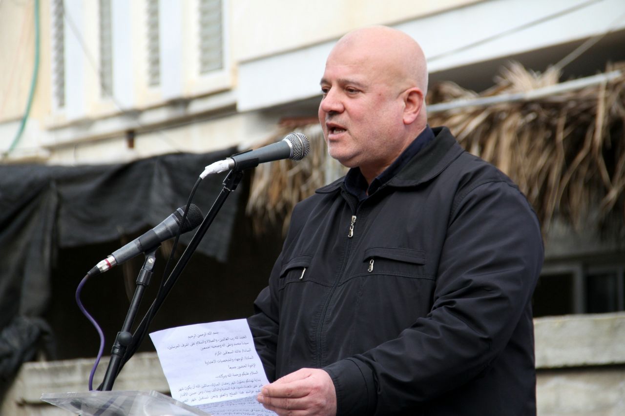 مراسم الصلح بين وزارة الداخلية والأمن الوطني وعائلة الشهيد عصام السعافين