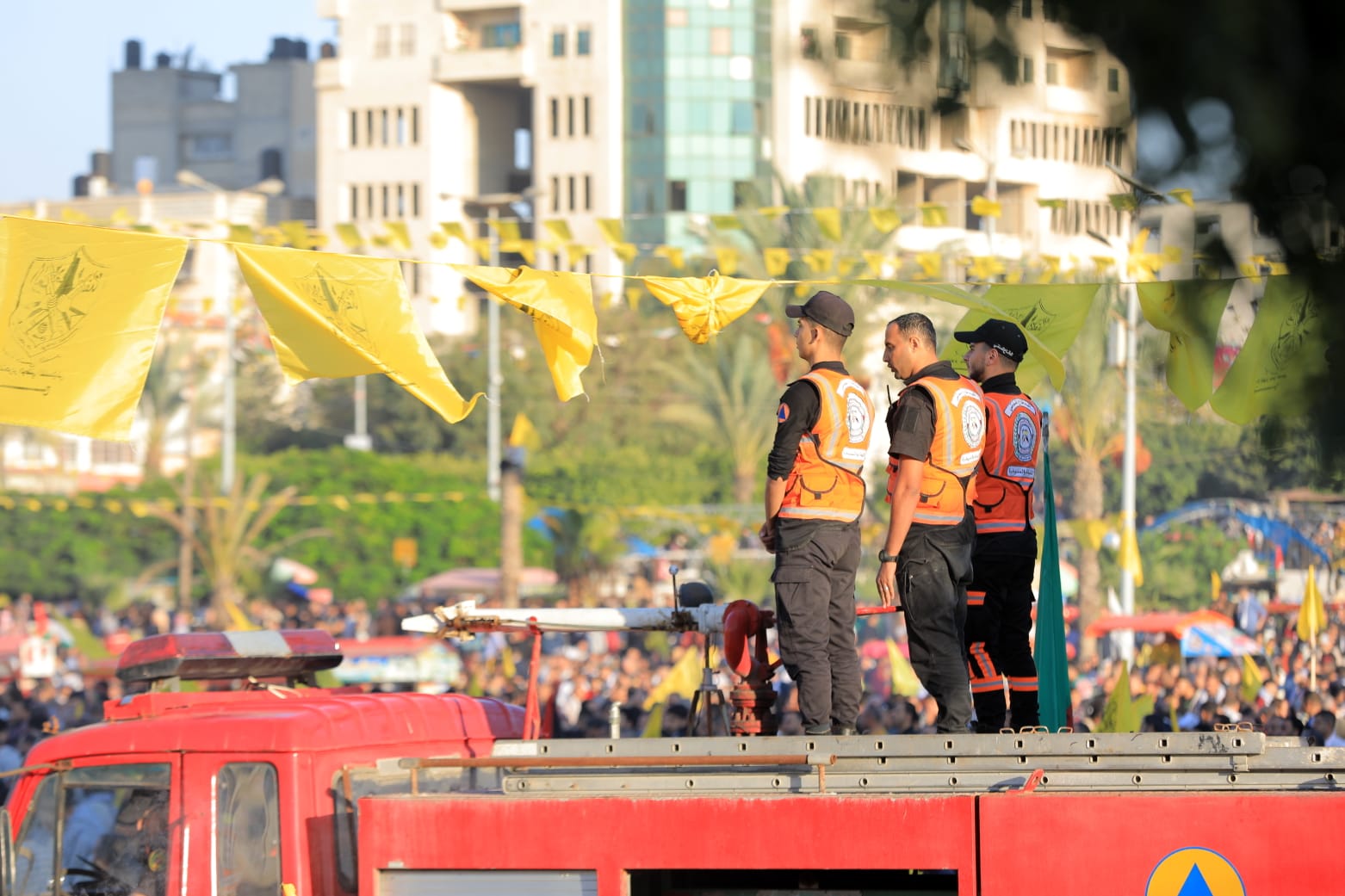 أجهزة "الداخلية" تؤمن مهرجان إحيـاء ذكرى رحيل الرئيس "عرفات