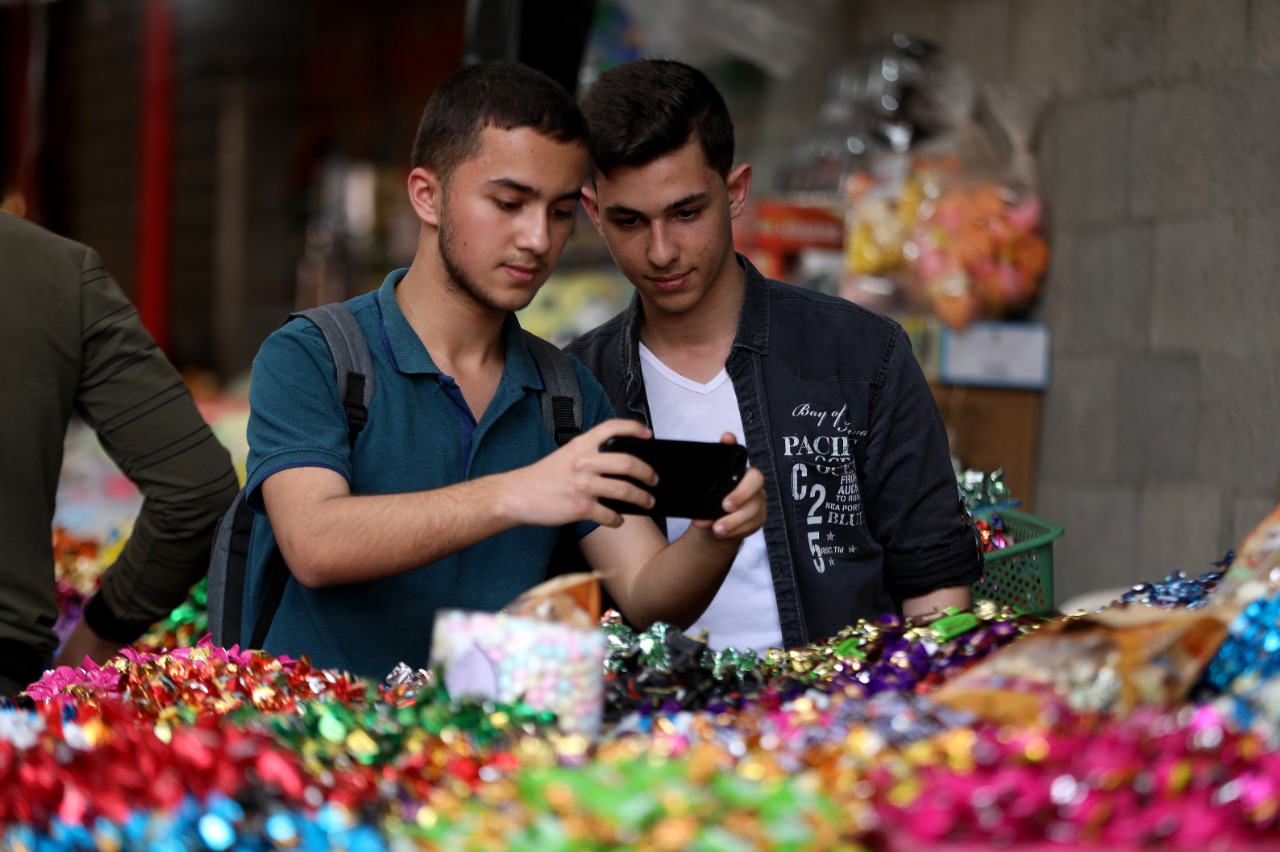 أجواء استقبال عيد الفطر المبارك في محافظات قطاع غزة