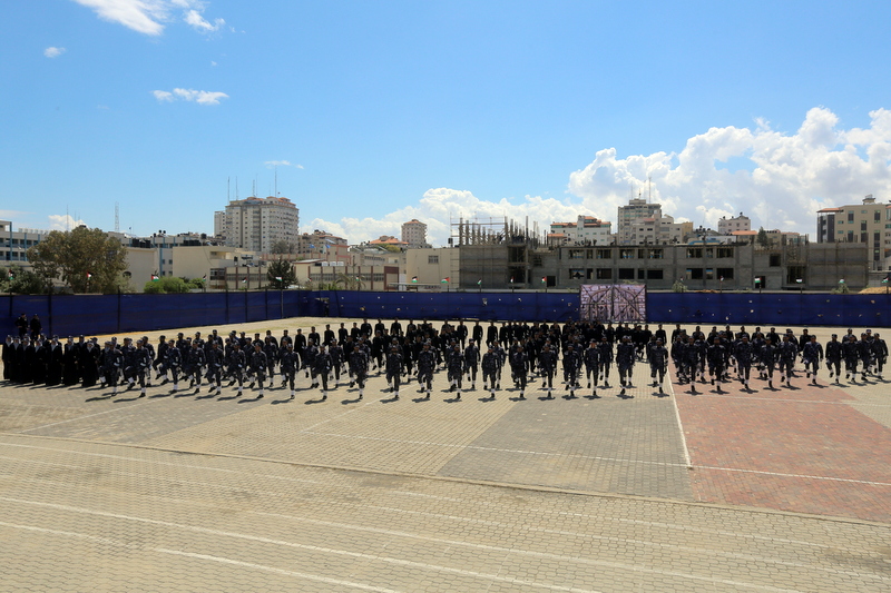 تخريج "دورة غزة سيف الأقصى" - ضباط وضباط صف بالشرطة 