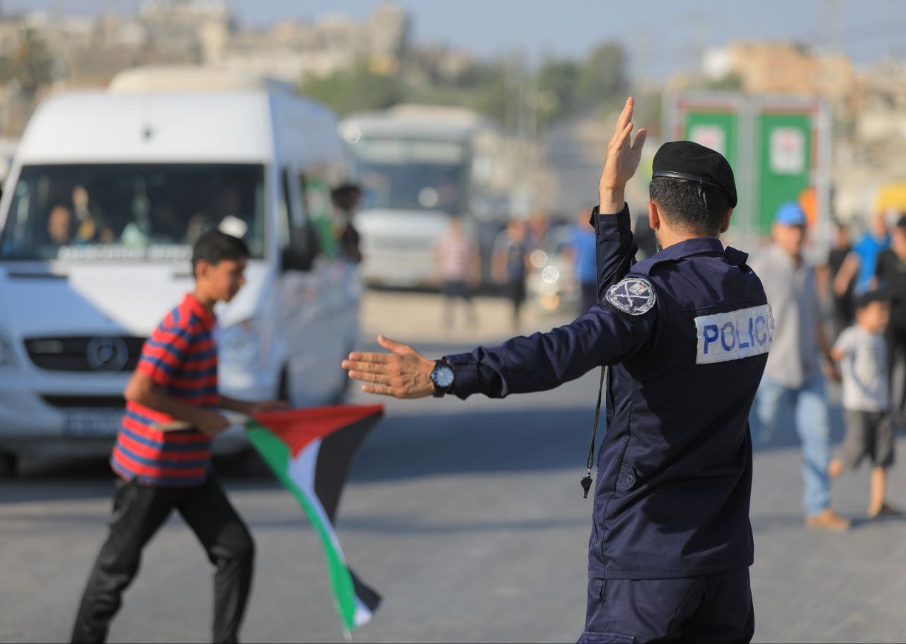 أجهزة "الداخلية" تُساند المشاركين في فعالية ذكرى "إحراق الأقصى" شرق غزة