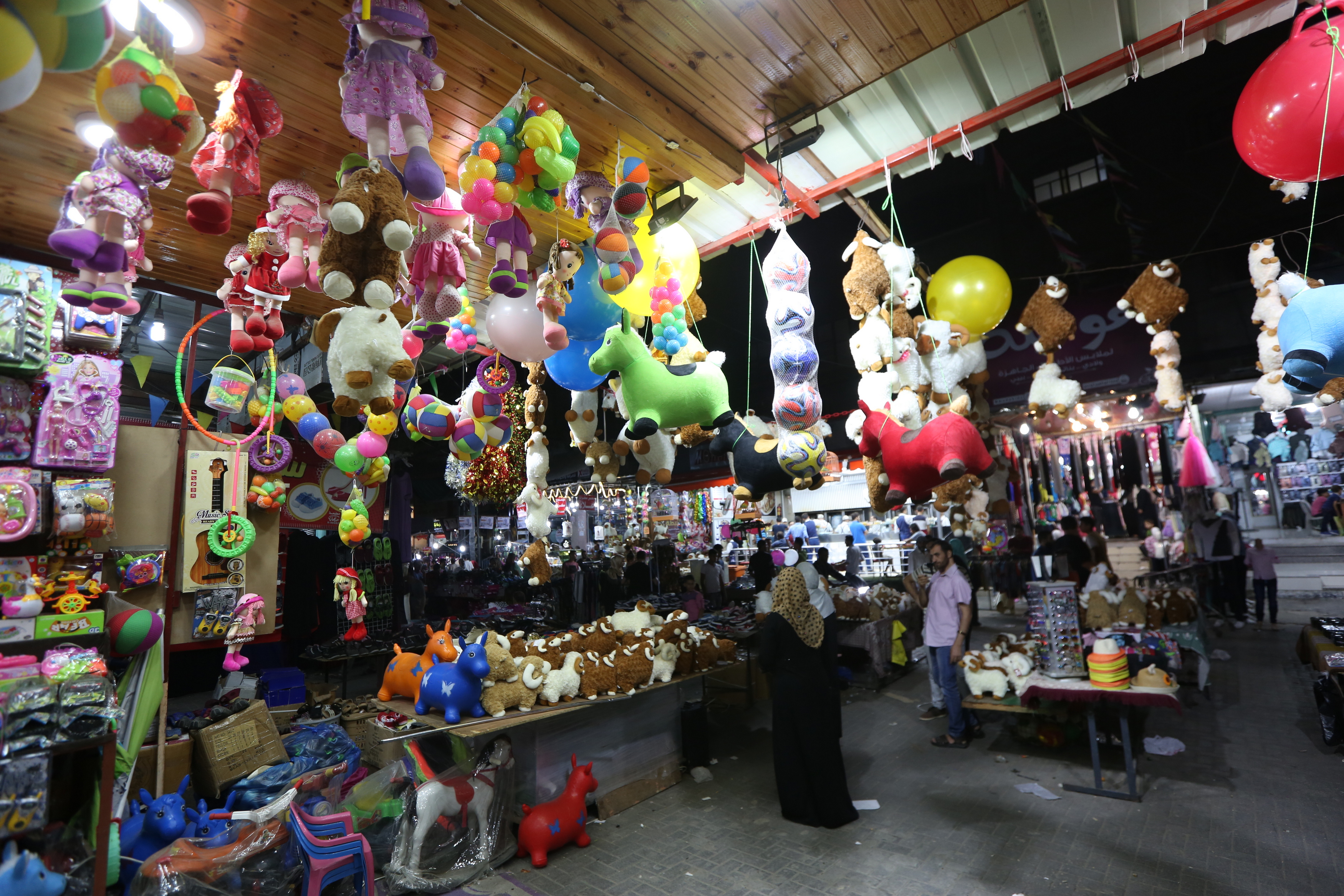  أجواء استقبال المواطنين في غزةلعيد الأضحى المبارك