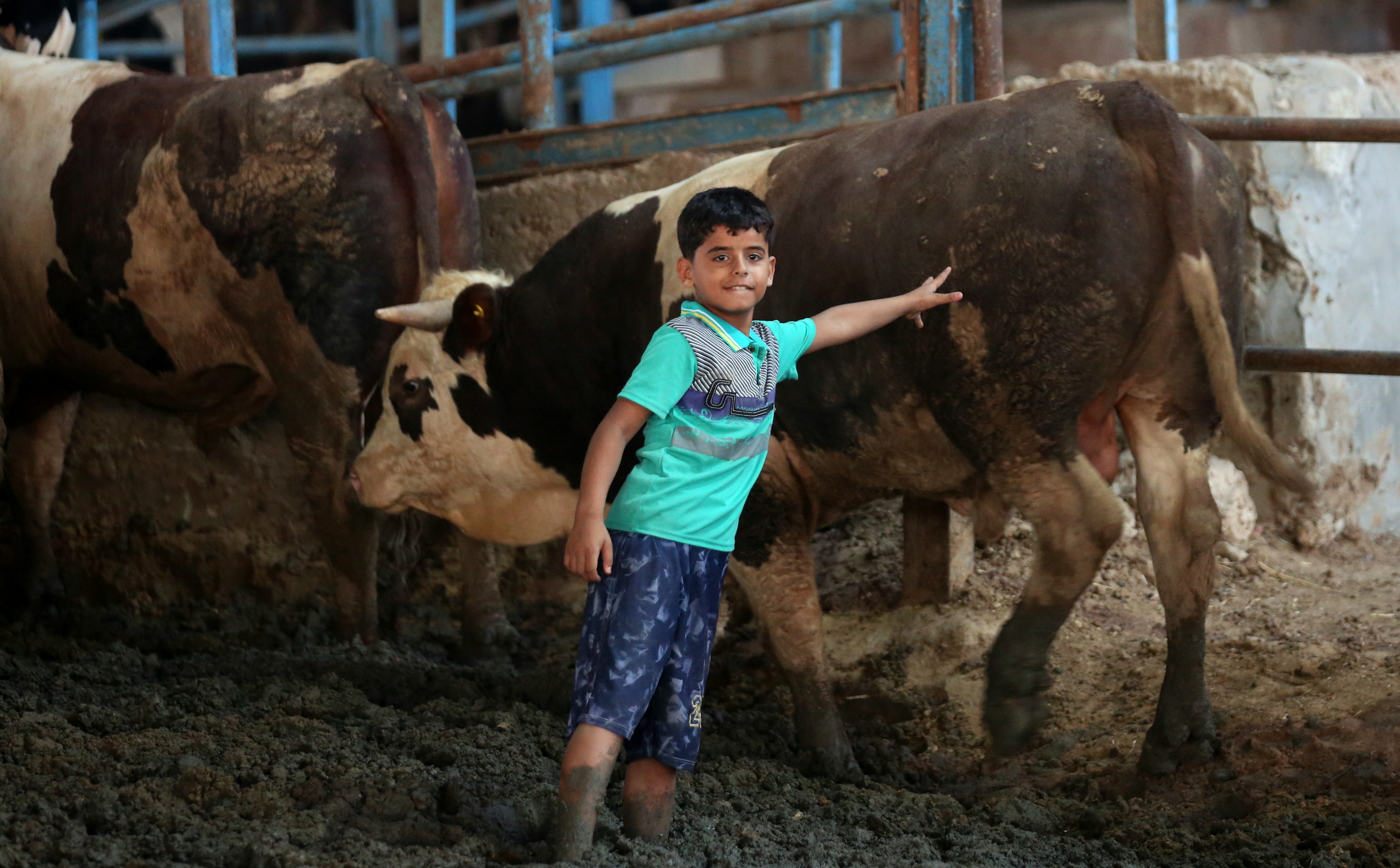  أجواء استقبال المواطنين في غزةلعيد الأضحى المبارك