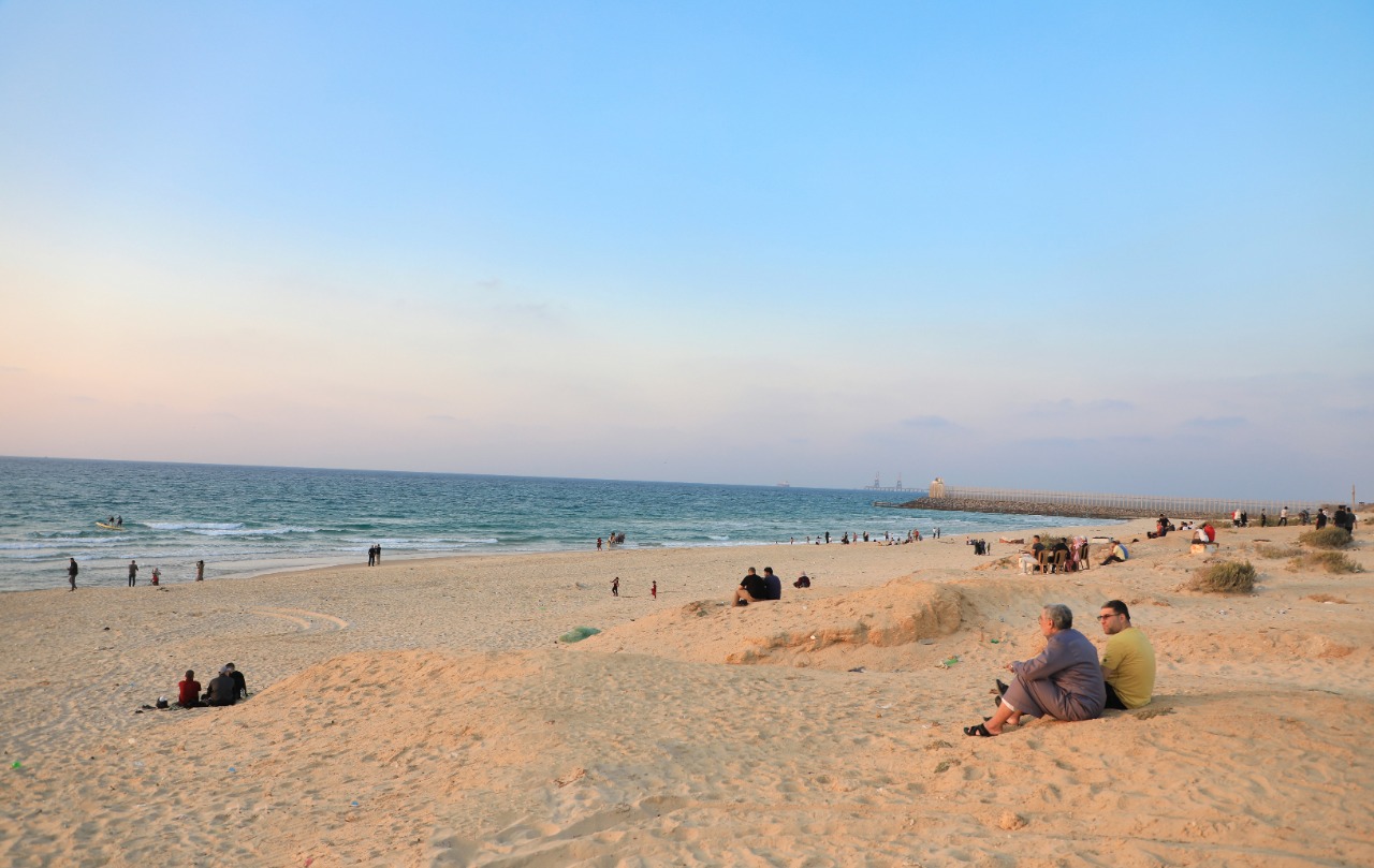 أجواء قضاء المواطنين في غزة الإجازة الأسبوعية مساء الجمعة 28 أكتوبر 2022