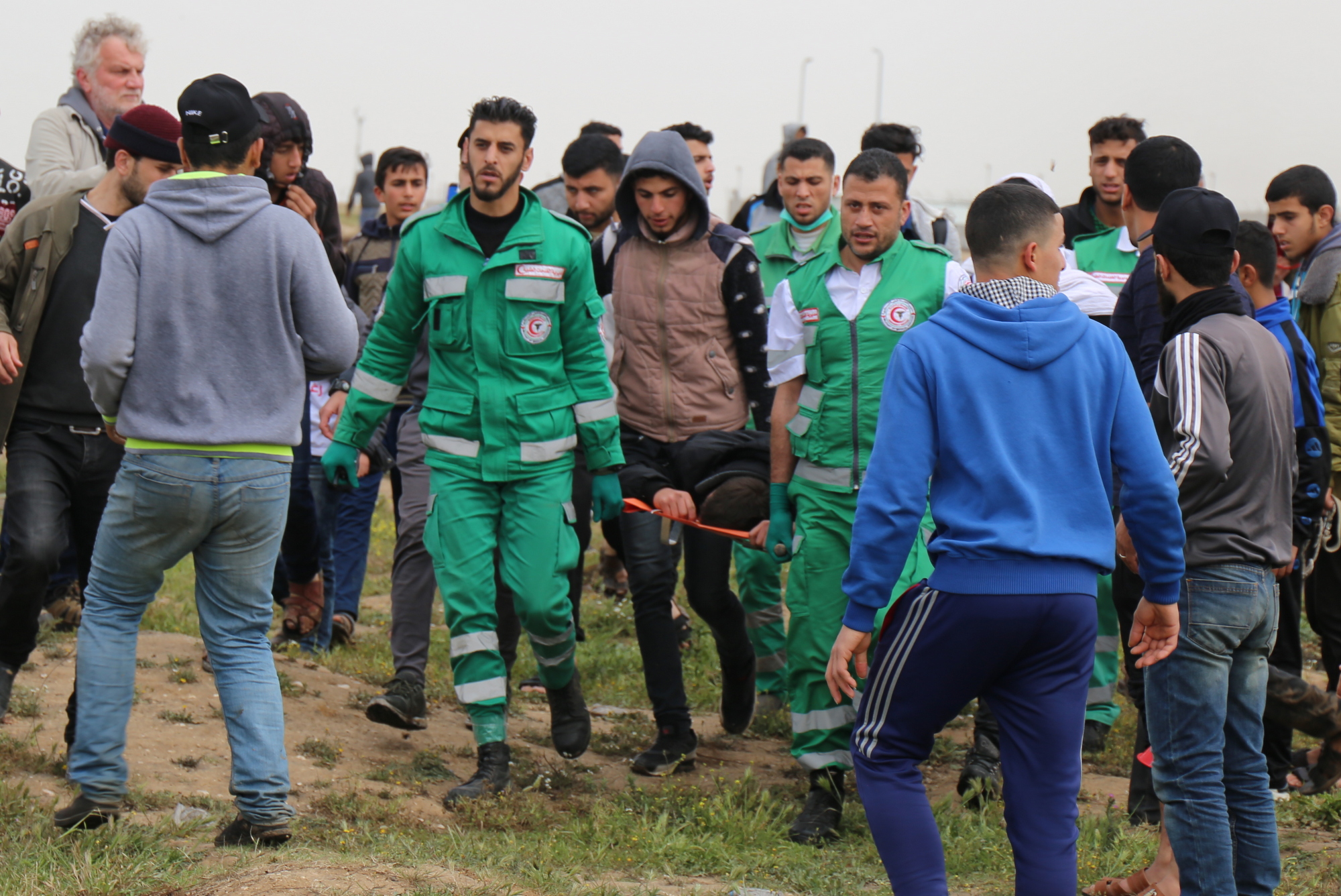 أجهزة الداخلية تُساند جماهير شعبنا المشاركة في مليونية الأرض والعودة