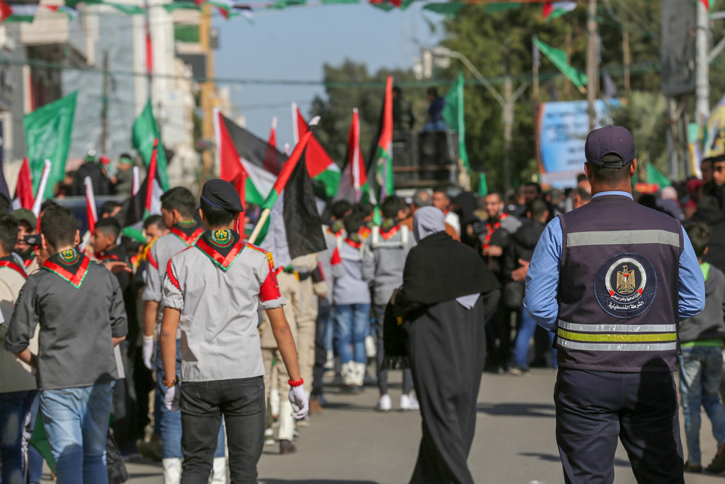 صور .. تأمين المهرجانات والفعاليات الكبرى في قطاع غزة