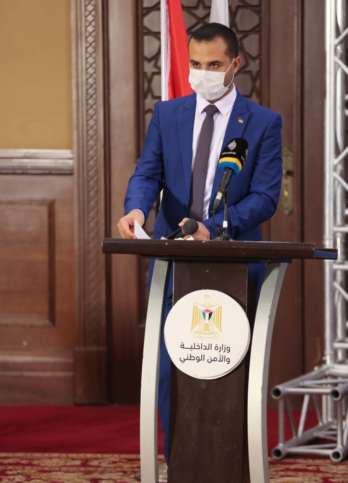 الندوة الصحفية للواء توفيق أبو نعيم حول إجراءات مواجهة كورونا