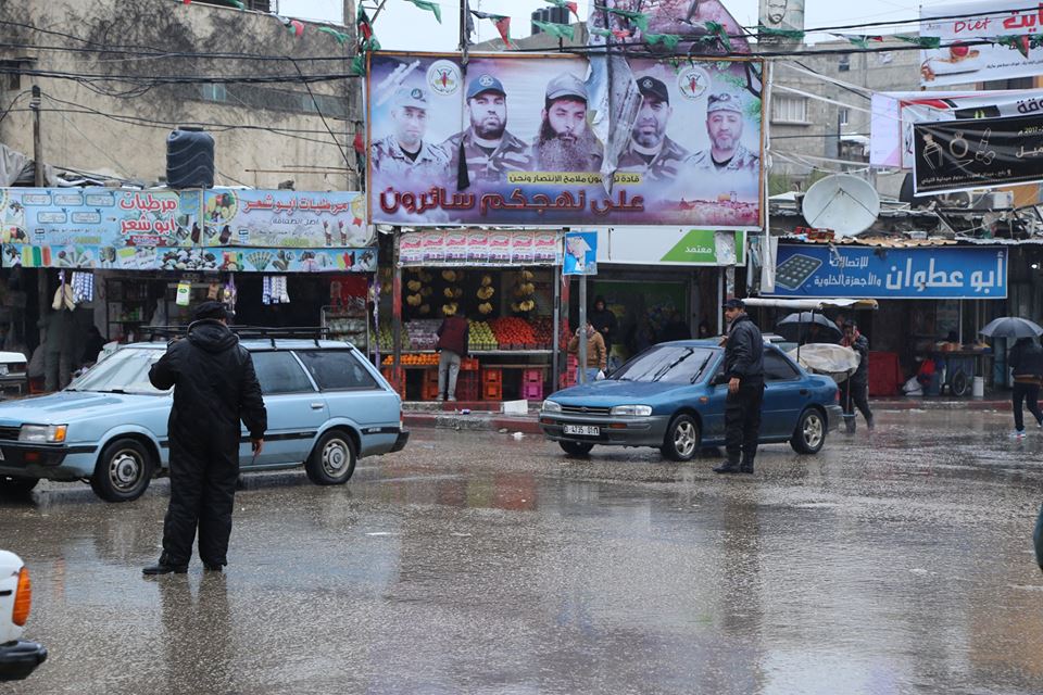 عمل أجهزة الداخلية المختصة خلال المنخفض 