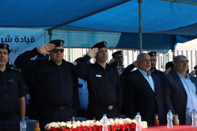 طابور أركان مركزي لشرطة محافظة غزة