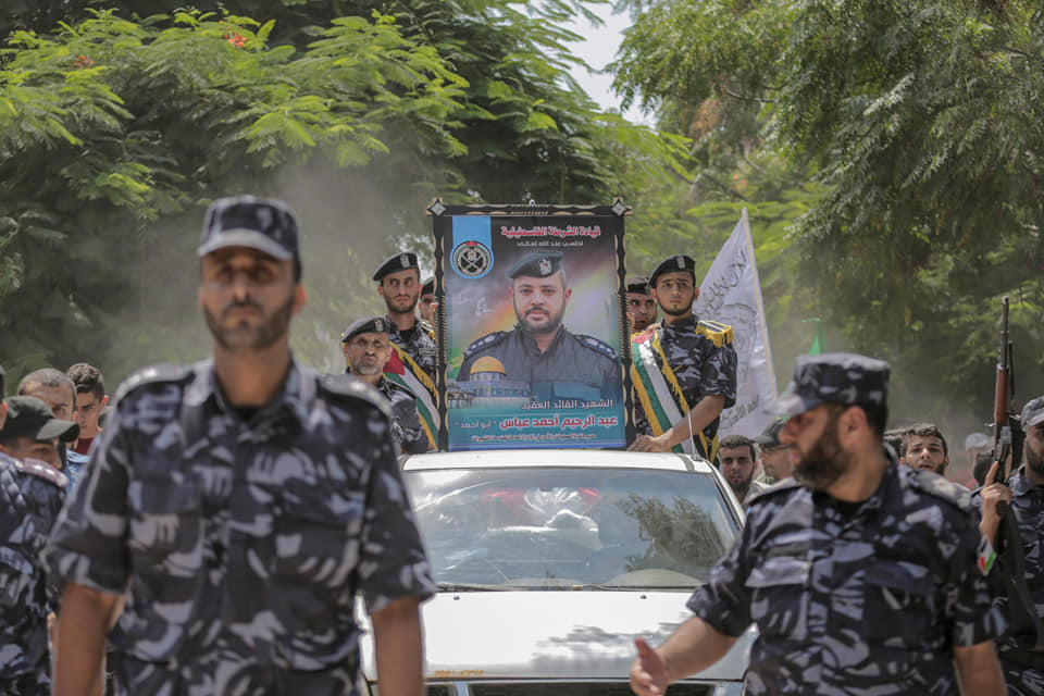 تشييع جثمان شهيد الواجب المقدم عبد الرحيم عباس