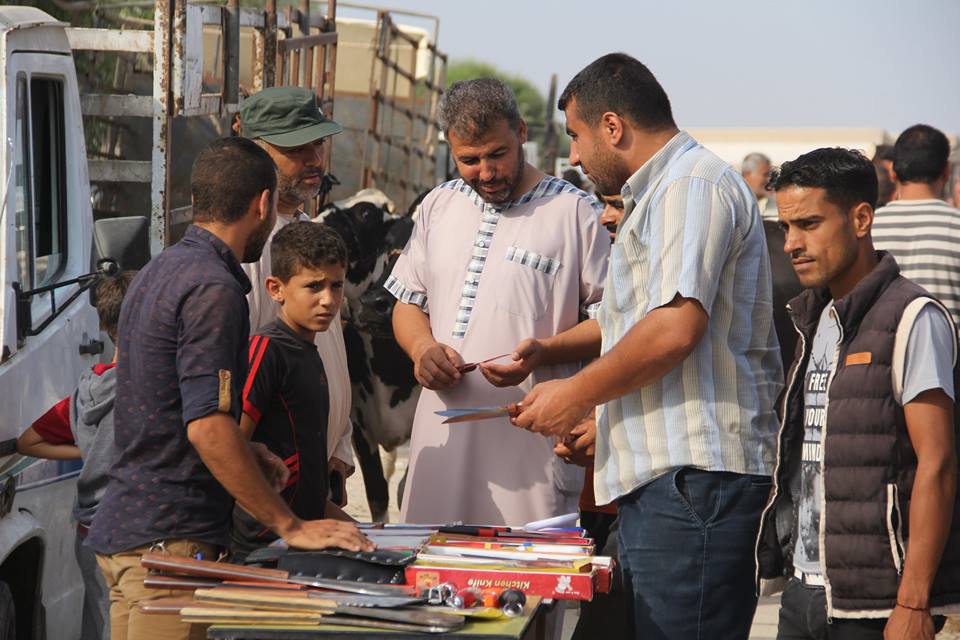  أجواء استقبال المواطنين في غزةلعيد الأضحى المبارك