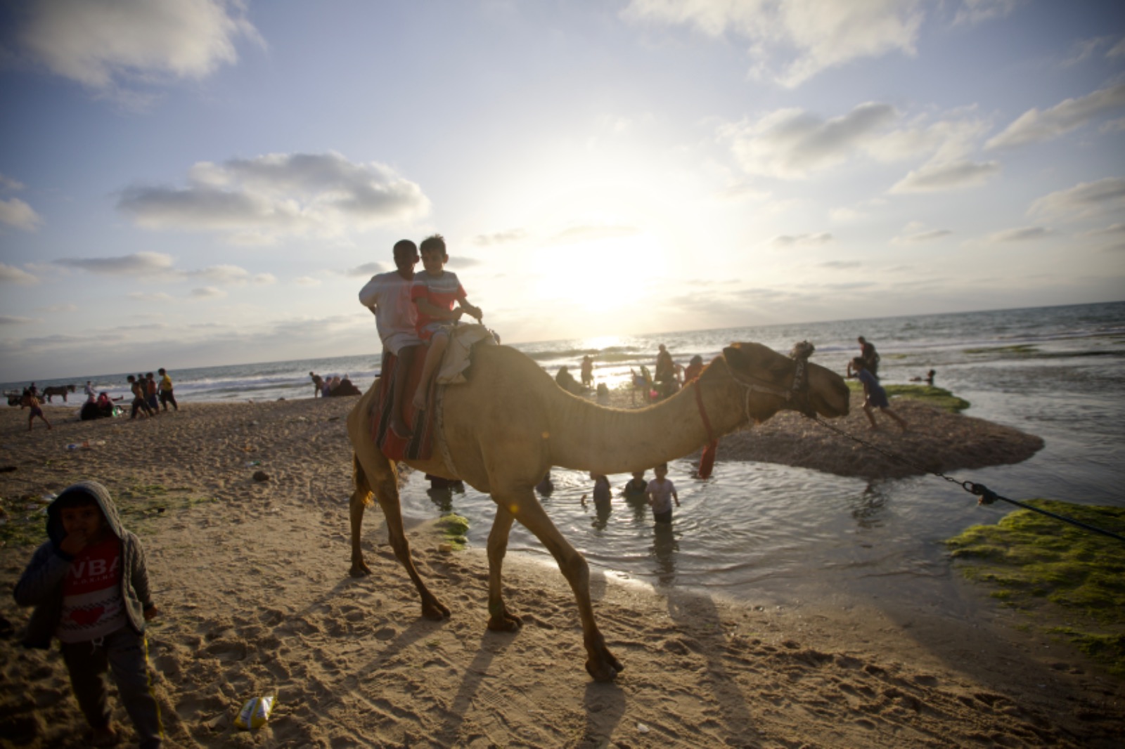 أجواء الصيف في غزة 