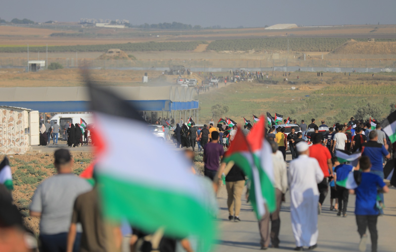 أجهزة "الداخلية" تُساند المشاركين خلال في فعالية ذكرى "إحراق الأقصى" شرق غزة