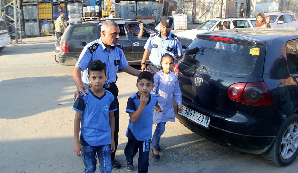 انتشار شرطة المرور مع بداية العام الدراسي الجديد