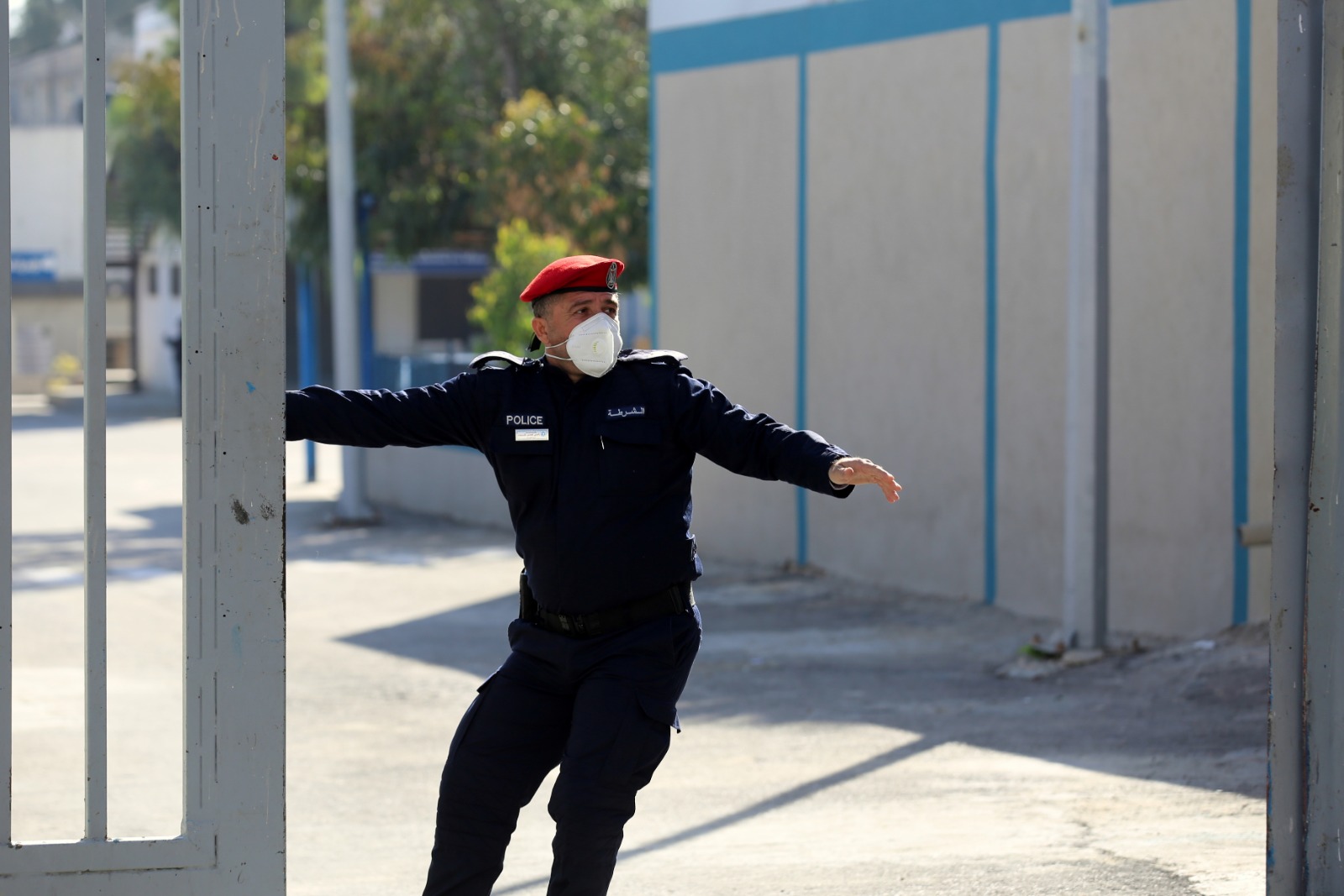 انتشار الأجهزة الأمنية والشرطية ضمن المناورة المشتركة للفصائل