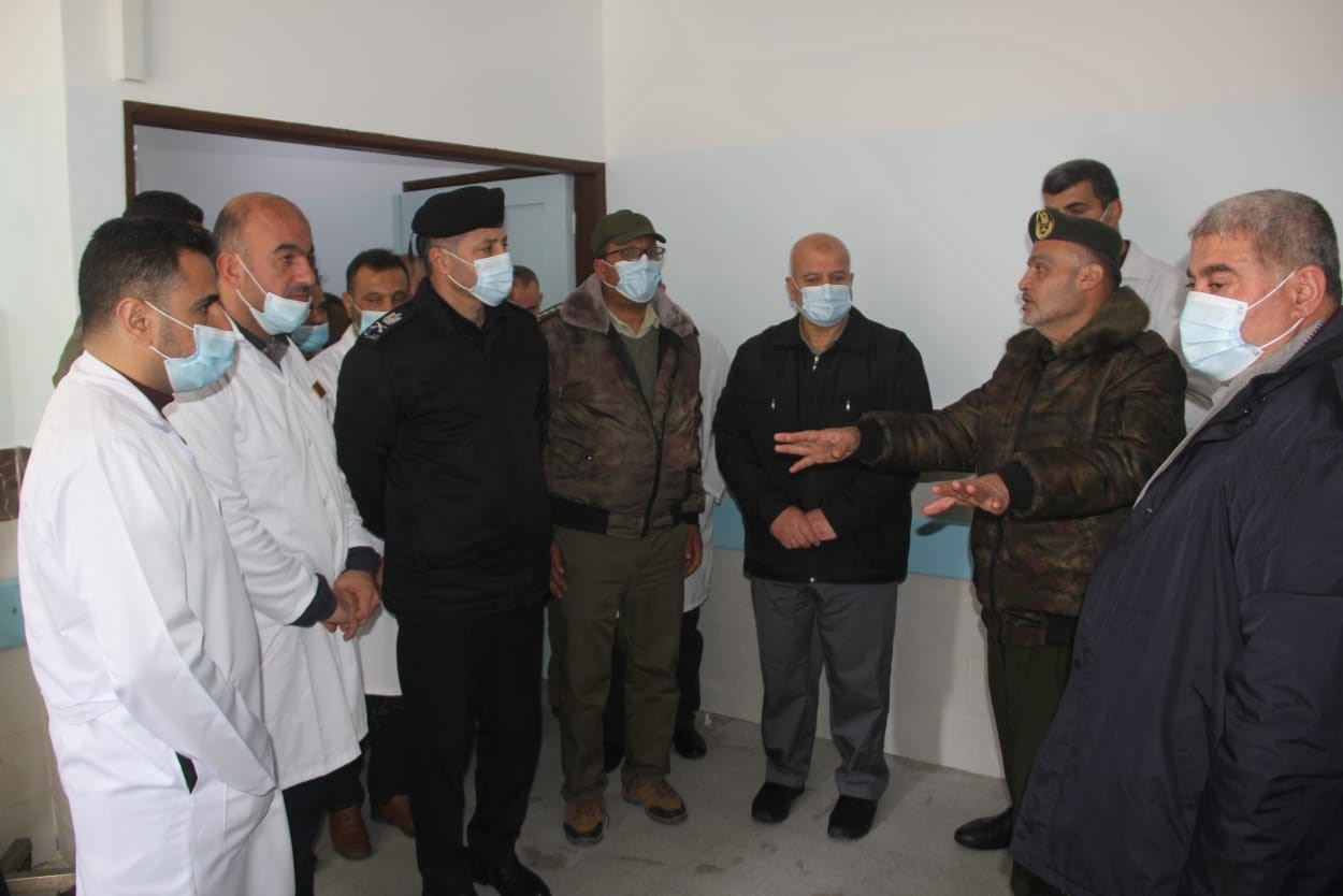 قيادة الداخلية تتفقد مستشفَيي "كمال عدوان" و"الجزائري"