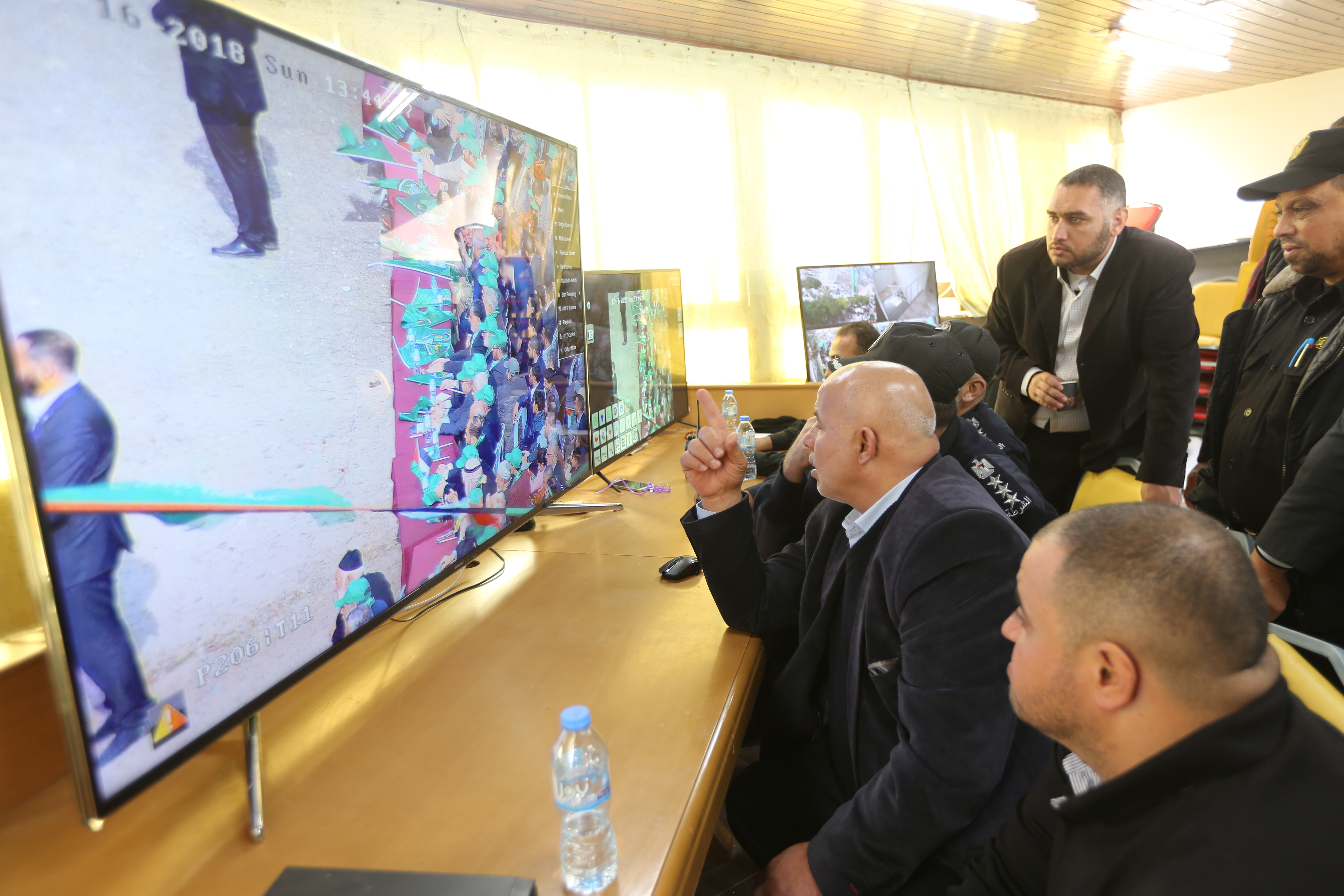 تأمين مهرجان انطلاقة حركة حماس في ساحة الكتيبة بغزة