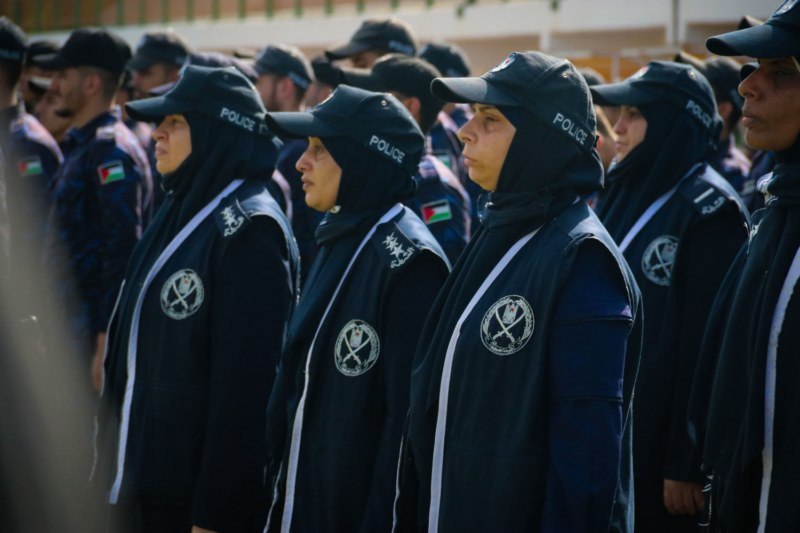 طابور أركان مركزي لشرطة محافظة غزة