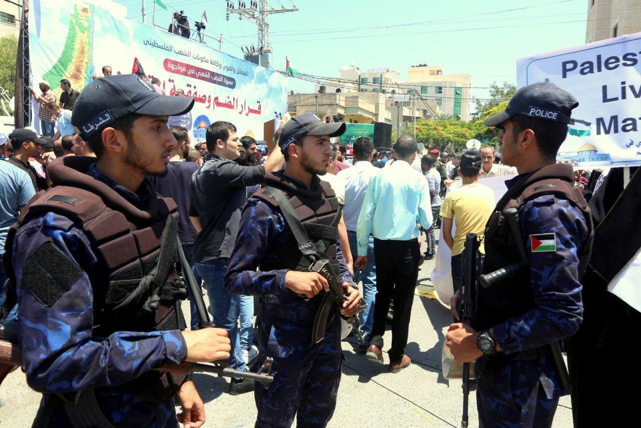 "الداخلية" تُؤمن الفعالية الوطنية الرافضة لـ "مخطط الضم" 