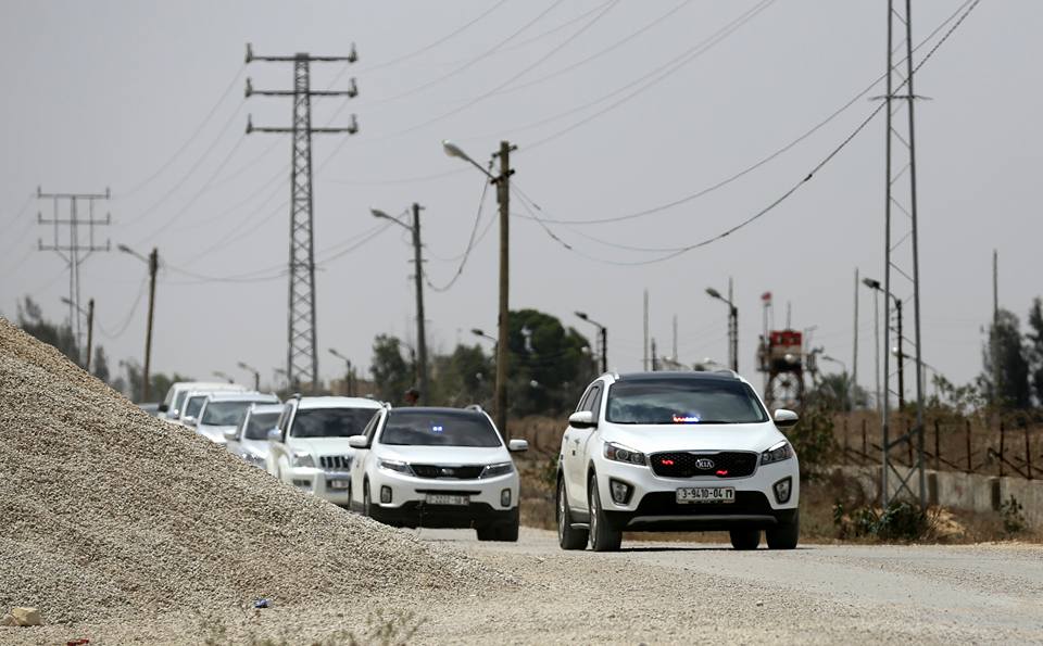 قيادتا حماس واللجنة الإدارية تتفقدان الحدود الجنوبية