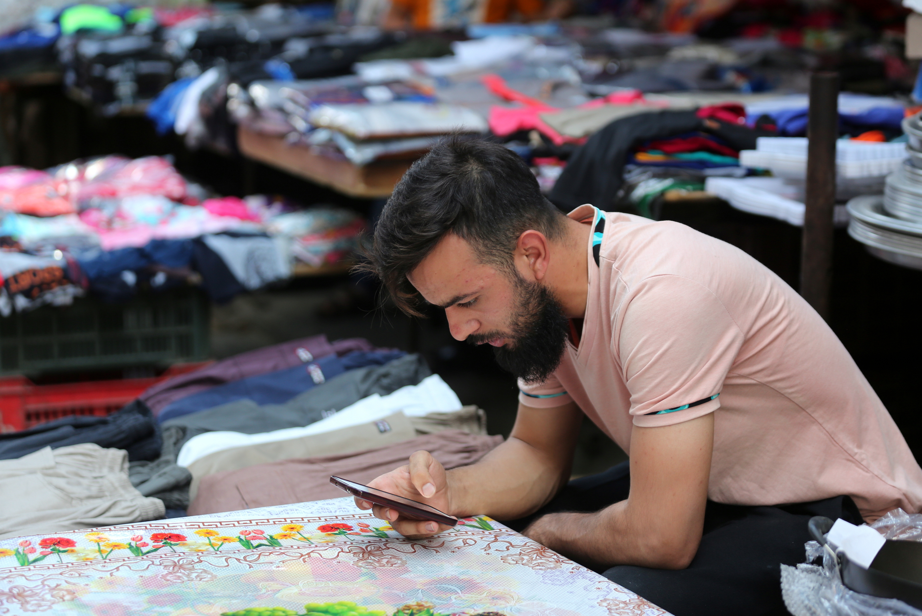 أسواق غزة في أيام شهر رمضان 