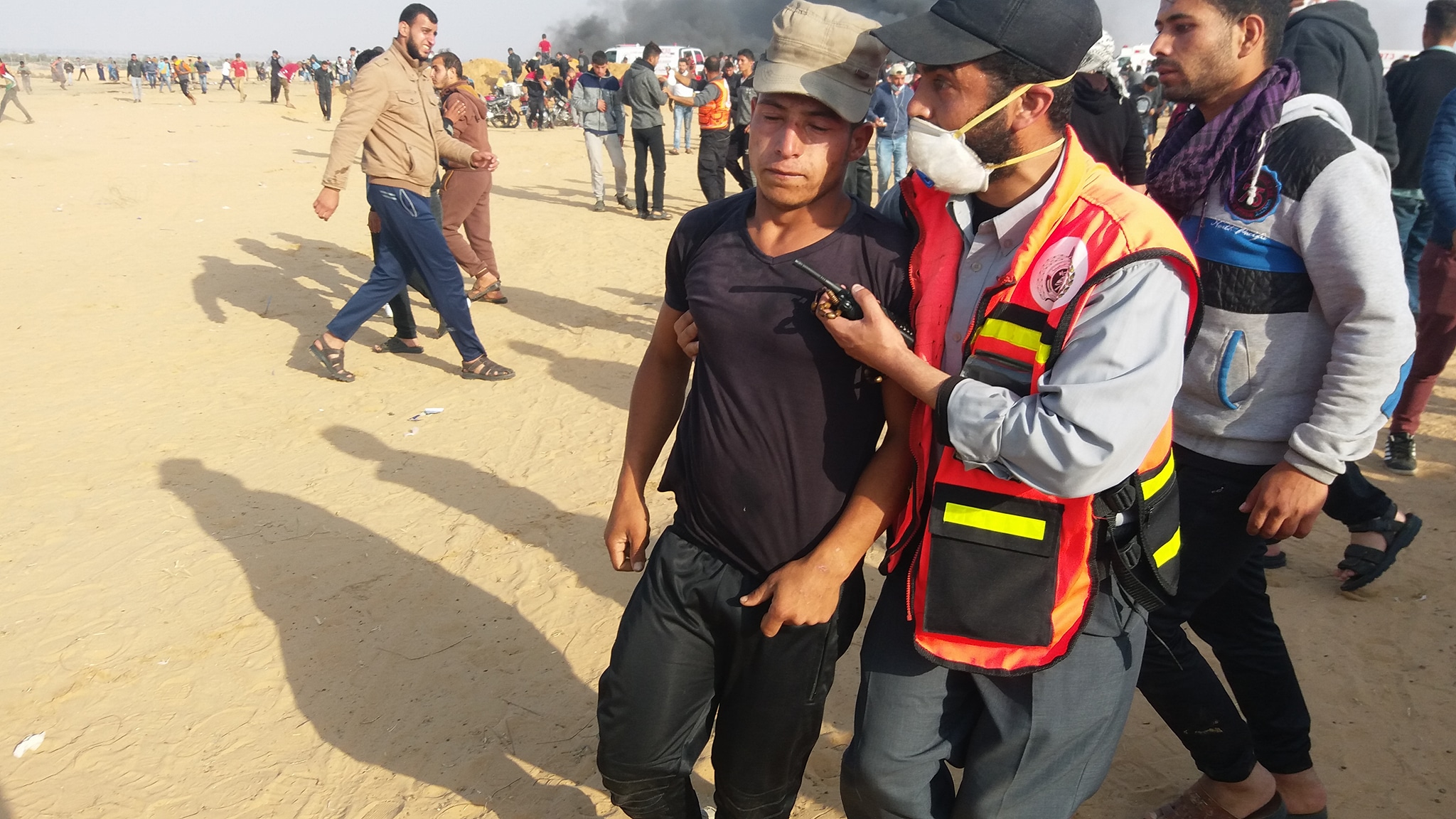 الداخلية في الميدان - الجمعة الخامسة من " مسيرات العودة الكبرى "