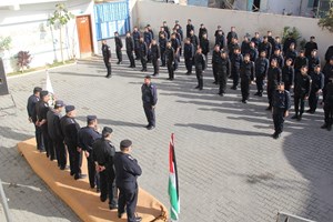 طابور أركان لكوادر مركز شرطة بيت لاهيا