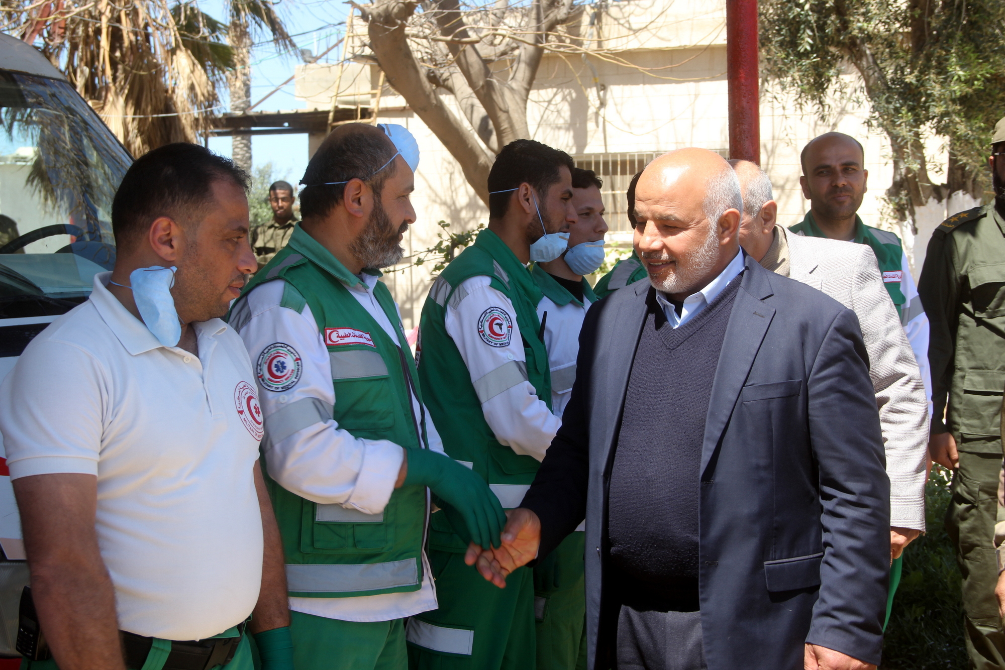 افتتاح محطة الإسعاف ومبنى العلاج الطبيعي بالخدمات الطبية العسكرية