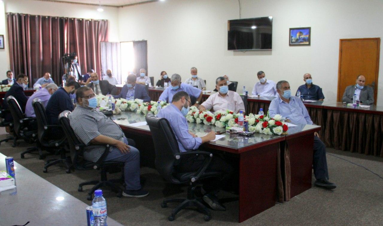 لقاءات وكيل وزارة الداخلية والأمن الوطني مع الفصائل وشرائح مجتمعية حول مستجدات مواجهة فيروس كورونا