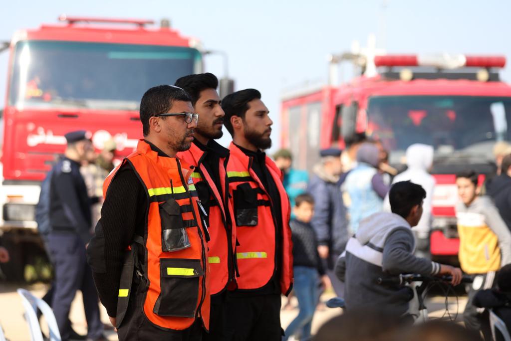 أجهزة "الداخلية" تؤمن فعالية "يوم الأرض" شرق غزة