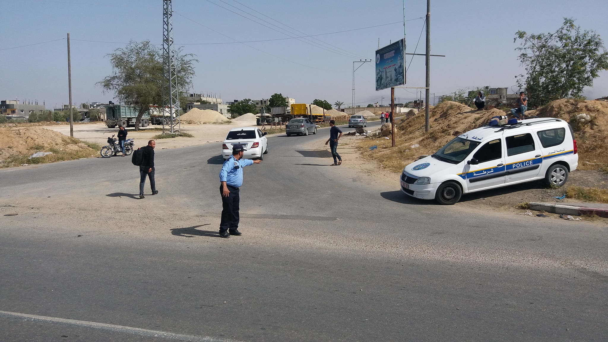 عمل الأجهزة الأمنية في الجمعة الثانية من فعاليات "مسيرات العودة"